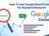how to use google search console for keyword research